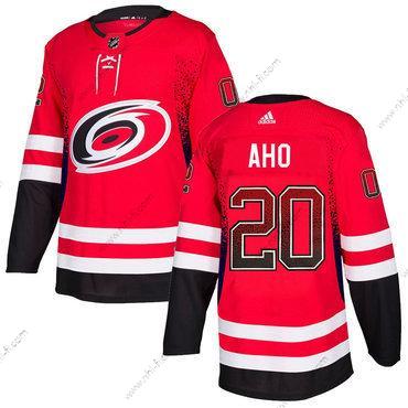 Adidas Carolina Hurricanes #20 Sebastian Aho Punainen Paita – Miesten