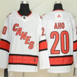 Adidas Carolina Hurricanes #20 Sebastian Aho Valkoinen New 2019 Ommeltu NHL Paita – Miesten