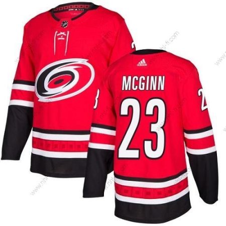 Adidas Carolina Hurricanes #23 Brock Mcginn Punainen Kotiottelu Aito Ommeltu NHL Paita – Miesten