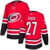 Adidas Carolina Hurricanes #27 Justin Faulk Punainen Kotiottelu Aito Ommeltu NHL Paita – Miesten