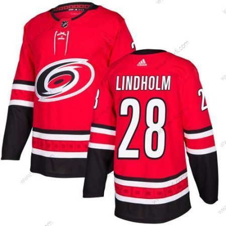 Adidas Carolina Hurricanes #28 Elias Lindholm Punainen Kotiottelu Aito Ommeltu NHL Paita – Nuoret