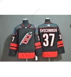 Adidas Carolina Hurricanes 37 Andrei Svechnikov Musta Paita – Miesten