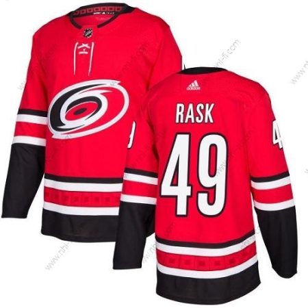 Adidas Carolina Hurricanes #49 Victor Rask Punainen Kotiottelu Aito Ommeltu NHL Paita – Miesten