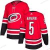 Adidas Carolina Hurricanes #5 Noah Hanifin Punainen Kotiottelu Aito Ommeltu NHL Paita – Nuoret