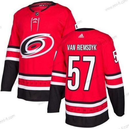 Adidas Carolina Hurricanes #57 Trevor Van Riemsdyk Punainen Kotiottelu Aito Ommeltu NHL Paita – Nuoret