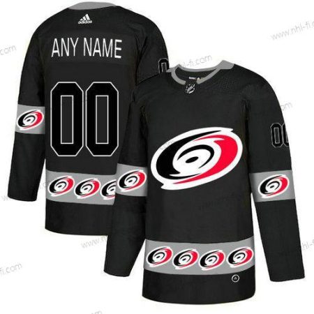 Adidas Carolina Hurricanes Räätälöidyt Musta Maajoukkue Logos Paita – Miesten