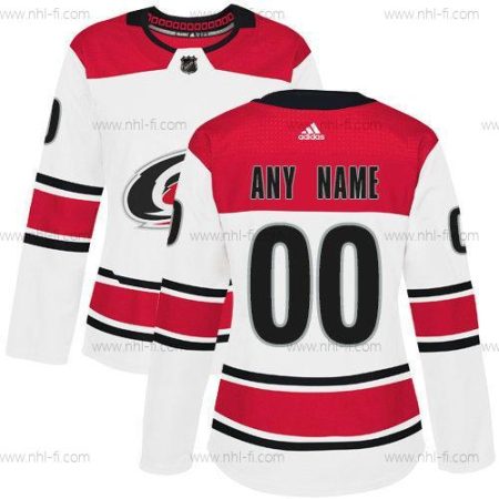 Adidas Carolina Hurricanes Räätälöidyt NHL Aito Valkoinen Paita – Naisten