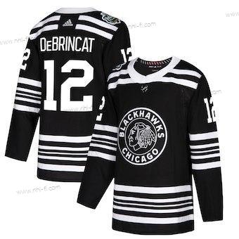 Adidas Chicago Blackhawks #12 Alex Debrincat Musta 2019 Talvi Klassinen Aito Pelaaja Paita – Miesten