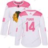 Adidas Chicago Blackhawks #14 Richard Panik Valkoinen Pinkki Aito Ommeltu NHL Paita – Naisten