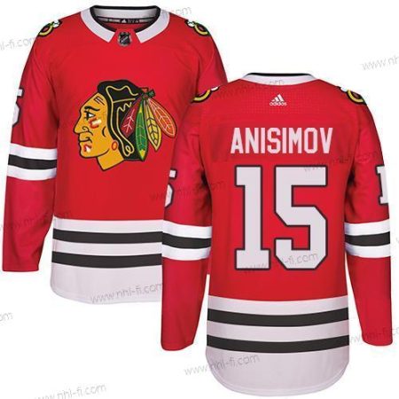 Adidas Chicago Blackhawks #15 Artem Anisimov Punainen Kotiottelu Aito Ommeltu NHL Paita – Miesten