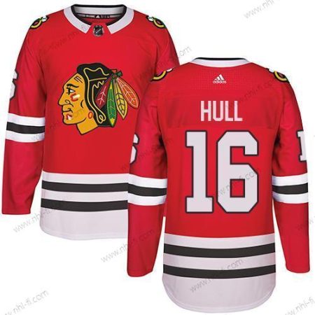 Adidas Chicago Blackhawks #16 Bobby Hull Punainen Kotiottelu Aito Ommeltu NHL Paita – Miesten