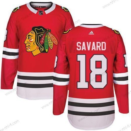 Adidas Chicago Blackhawks #18 Denis Savard Punainen Kotiottelu Aito Ommeltu NHL Paita – Miesten