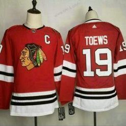 Adidas Chicago Blackhawks #19 Jonathan Toews Kotiottelu Aito Punainen Pelaaja Paita – Nuoret