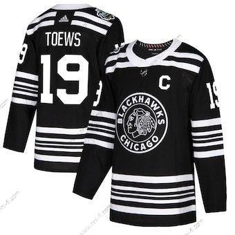 Adidas Chicago Blackhawks #19 Jonathan Toews Musta 2019 Talvi Klassinen Aito Pelaaja Paita – Miesten