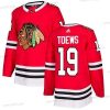 Adidas Chicago Blackhawks #19 Jonathan Toews Punainen Kotiottelu Aito Ommeltu NHL Paita – Nuoret