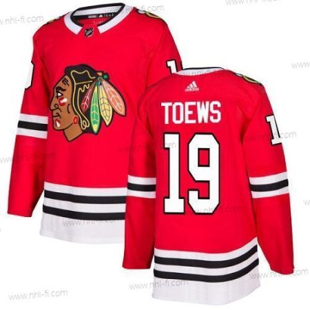 Adidas Chicago Blackhawks #19 Jonathan Toews Punainen Kotiottelu Aito Ommeltu NHL Paita – Nuoret