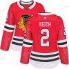 Adidas Chicago Blackhawks #2 Duncan Keith Punainen Kotiottelu Aito Ommeltu NHL Paita – Naisten