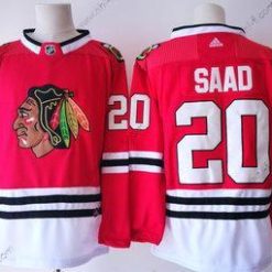 Adidas Chicago Blackhawks #20 Brandon Saad Punainen Kotiottelu Aito Ommeltu NHL Paita – Miesten