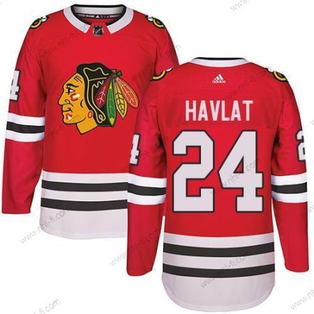 Adidas Chicago Blackhawks #24 Martin Havlat Punainen Kotiottelu Aito Ommeltu NHL Paita – Miesten