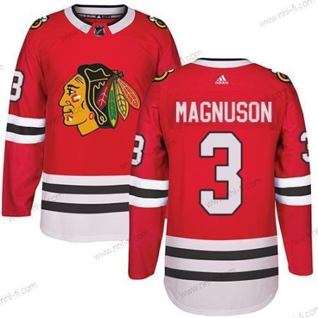 Adidas Chicago Blackhawks #3 Keith Magnuson Punainen Kotiottelu Aito Ommeltu NHL Paita – Miesten