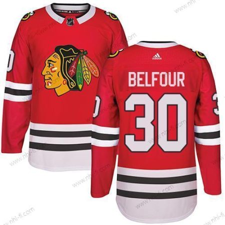 Adidas Chicago Blackhawks #30 Ed Belfour Punainen Kotiottelu Aito Ommeltu NHL Paita – Miesten