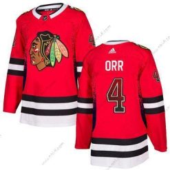 Adidas Chicago Blackhawks #4 Bobby Orr Punainen Paita – Miesten