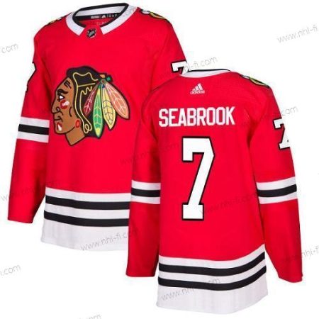 Adidas Chicago Blackhawks #7 Brent Seabrook Punainen Kotiottelu Aito Ommeltu NHL Paita – Nuoret