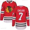 Adidas Chicago Blackhawks #7 Chris Chelios Punainen Kotiottelu Aito Ommeltu NHL Paita – Miesten