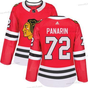 Adidas Chicago Blackhawks #72 Artemi Panarin Punainen Kotiottelu Aito Ommeltu NHL Paita – Naisten