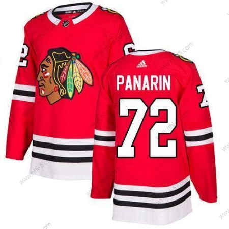 Adidas Chicago Blackhawks #72 Artemi Panarin Punainen Kotiottelu Aito Ommeltu NHL Paita – Nuoret