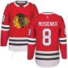 Adidas Chicago Blackhawks #8 Bill Mosienko Punainen Kotiottelu Aito Ommeltu NHL Paita – Miesten