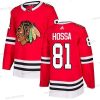 Adidas Chicago Blackhawks #81 Marian Hossa Punainen Kotiottelu Aito Ommeltu NHL Paita – Nuoret