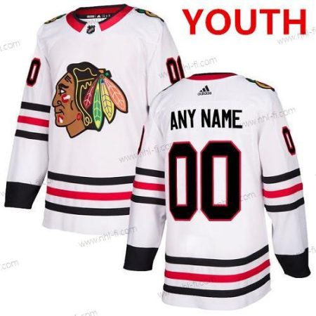 Adidas Chicago Blackhawks Räätälöidyt NHL Aito Valkoinen Paita – Nuoret