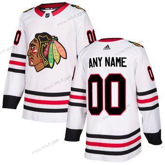 Adidas Chicago Blackhawks Räätälöidyt Valkoinen Aito Paita – Miesten