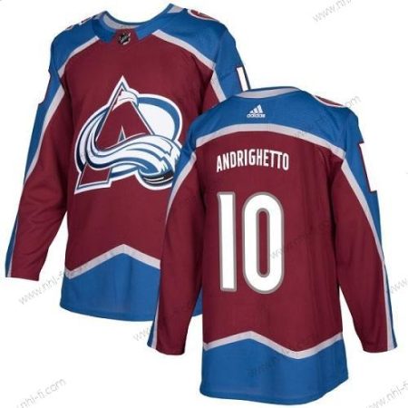 Adidas Colorado Avalanche #10 Sven Andrighetto Kotiottelu Punainen Aito Ommeltu NHL Paita – Nuoret