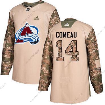 Adidas Colorado Avalanche #14 Blake Comeau Maastokuvio Aito 2017 Veterans Day Ommeltu NHL Paita – Miesten