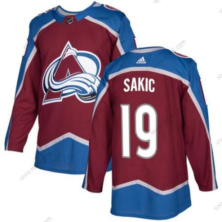 Adidas Colorado Avalanche #19 Joe Sakic Kotiottelu Punainen Aito Ommeltu NHL Paita – Miesten