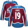 Adidas Colorado Avalanche #19 Joe Sakic Kotiottelu Punainen Aito Ommeltu NHL Paita – Naisten