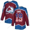 Adidas Colorado Avalanche #19 Joe Sakic Kotiottelu Punainen Aito USA Flag Ommeltu NHL Paita – Miesten