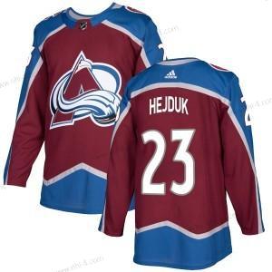 Adidas Colorado Avalanche #23 Milan Hejduk Aito Kotiottelu Punainen Paita – Miesten