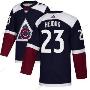 Adidas Colorado Avalanche #23 Milan Hejduk Aito Vaihtopaita Laivastonsininen Paita – Miesten