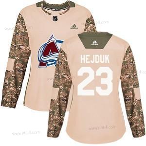 Adidas Colorado Avalanche #23 Milan Hejduk Aito Veterans Day Harjoitus Maastokuvio Paita – Naisten