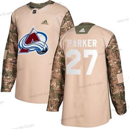 Adidas Colorado Avalanche #27 Scott Parker Aito Veterans Day Harjoitus Maastokuvio Paita – Miesten