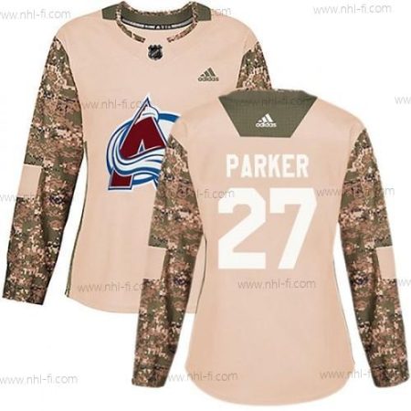 Adidas Colorado Avalanche #27 Scott Parker Aito Veterans Day Harjoitus Maastokuvio Paita – Naisten