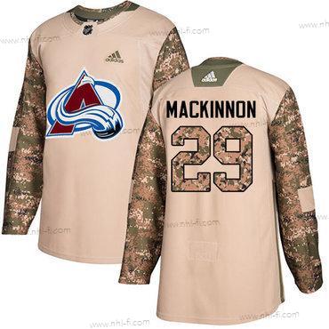 Adidas Colorado Avalanche #29 Nathan Mackinnon Maastokuvio Aito 2017 Veterans Day Ommeltu NHL Paita – Nuoret