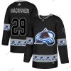 Adidas Colorado Avalanche #29 Nathan Mackinnon Musta Maajoukkue Logos Paita – Miesten