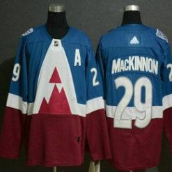 Adidas Colorado Avalanche #29 Nathan Mackinnon Sininen 2020 Stadium Series Ommeltu NHL Paita – Miesten