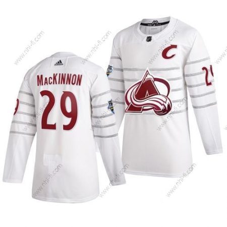 Adidas Colorado Avalanche #29 Nathan Mackinnon Valkoinen 2020 NHL All-Star Game Paita – Miesten