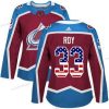 Adidas Colorado Avalanche #33 Patrick Roy Kotiottelu Punainen Aito USA Flag Ommeltu NHL Paita – Naisten