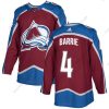 Adidas Colorado Avalanche #4 Tyson Barrie Kotiottelu Punainen Aito Ommeltu NHL Paita – Miesten